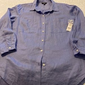 Lord & Taylor Linen Shirt